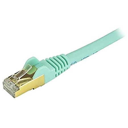 Dynamicfunction Startech Cat6a Ethernet Patch Cable Shielded - 10 ft. Aqua DY328668